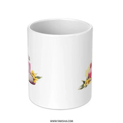 Spa Mug, Watercolor Candle Mug, Relaxation Mug, Self Care Gift, Floral Tea Cup, Wellness Mug, Gift for Her, Aromatherapy Mug - Tawshia