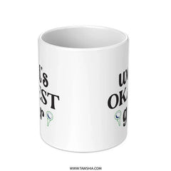 Funny Golfer Mug, Worlds Okayest Golfer Coffee Mug, Golf Lover Gift, Golf Player Mug, Golfing Mug, Golf Gift, Coffee Mug for Golfers - Tawshia