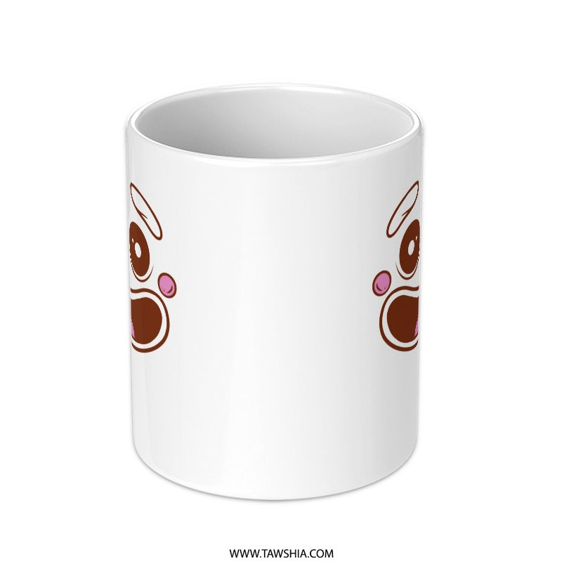 Funny Cartoon Face Design Coffee Mug product