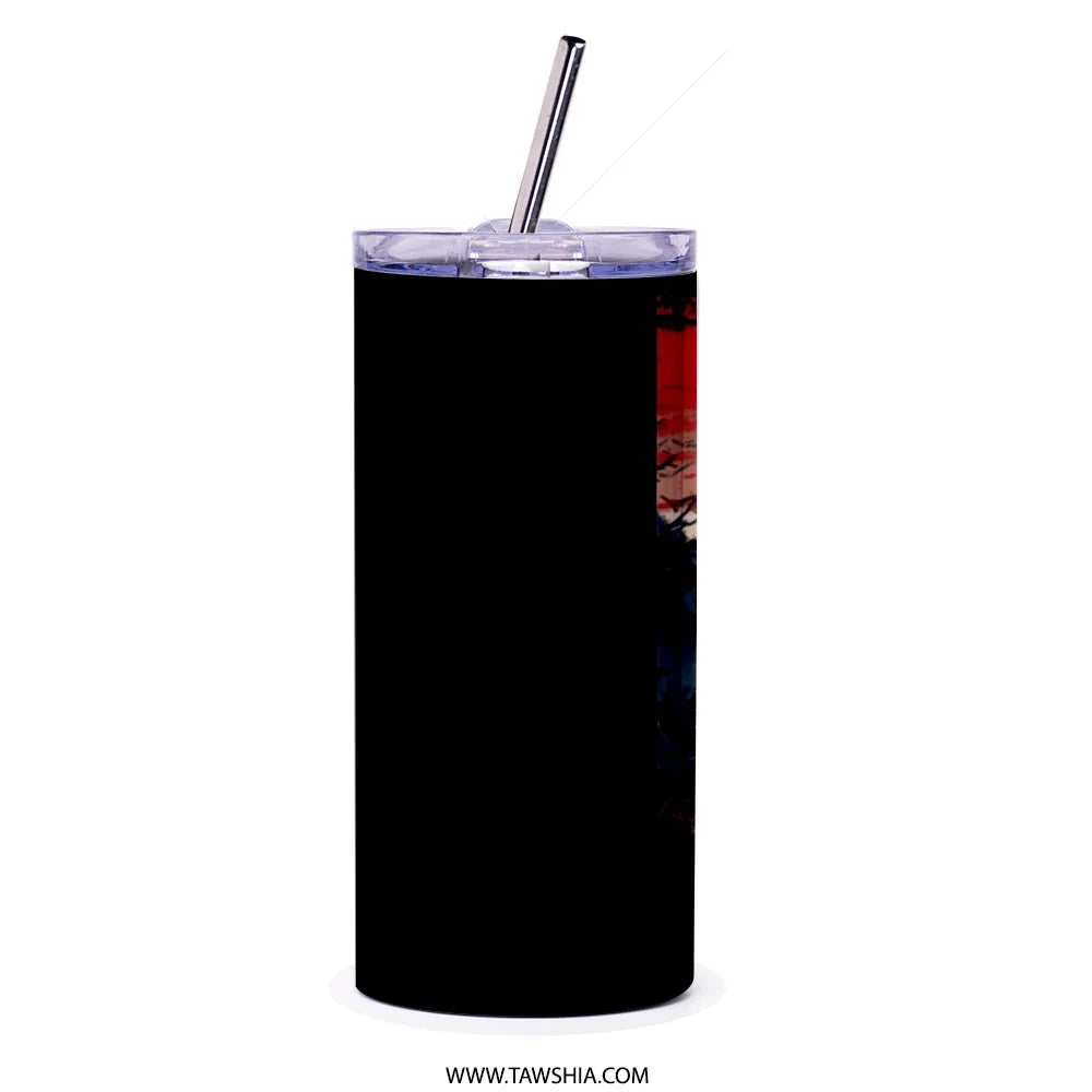 Stylish Black and Red Insulated Tumbler product