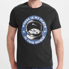 Where is My Place in This World Astronaut T-shirt product type