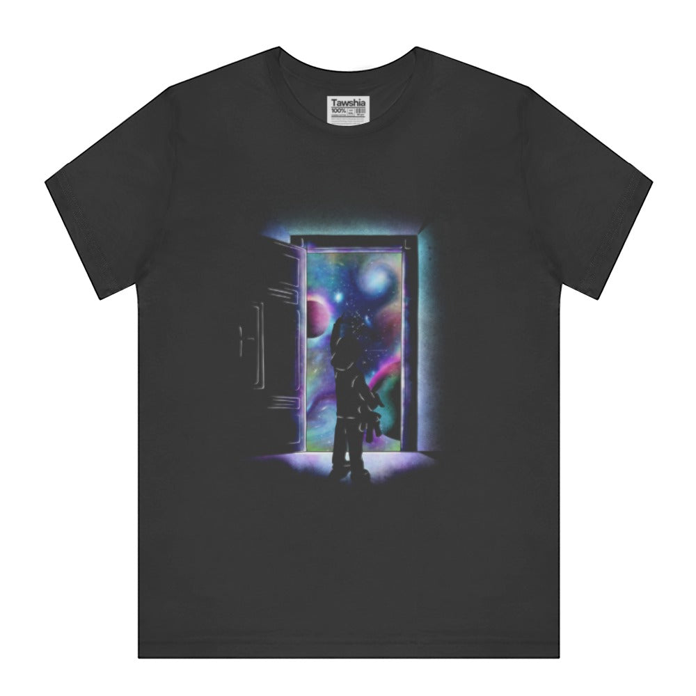 Cosmic Doorway Child Standing Graphic T-Shirt product type