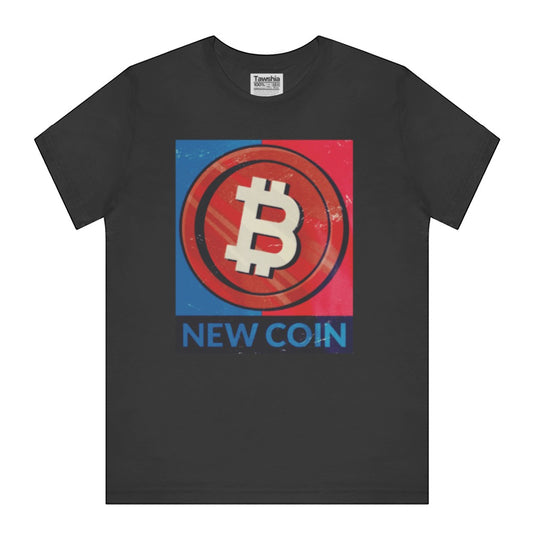 Bitcoin New Coin Graphic Tee Shirt Product