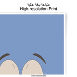 Cartman Eyes Photographic Prints, South Park Art, Funny Cartoon Art, Cool TV Show Prints, Character Minimalist Wall Decor, Movie Poster Art - Tawshia