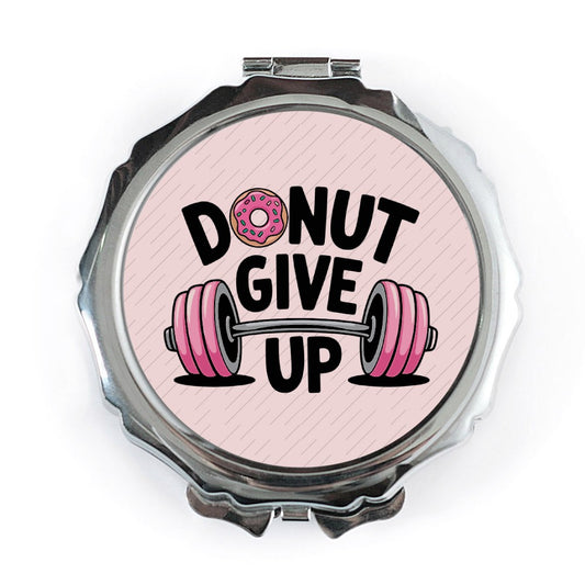 Donut Give Up Mirror, Funny Gym Mirror, Workout Motivation, Weightlifting Gift, Fitness Lover Gift, Inspirational Mirror, Cute Mirror - Tawshia