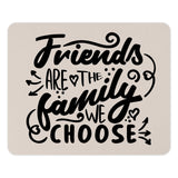 Friends Family Mouse Pad, Inspirational Quote Desk Decor, Best Friend Gift, Friendship Mousepad, Office Accessories, Computer Mat - Tawshia