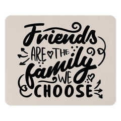 Friends Family Mouse Pad, Inspirational Quote Desk Decor, Best Friend Gift, Friendship Mousepad, Office Accessories, Computer Mat - Tawshia