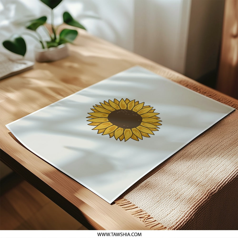 Sunflower Photographic Prints, Flower Wall Art, Home Decor, Floral Print, Nature Photography, Summer Art, Botanical Art, Modern Prints - Tawshia