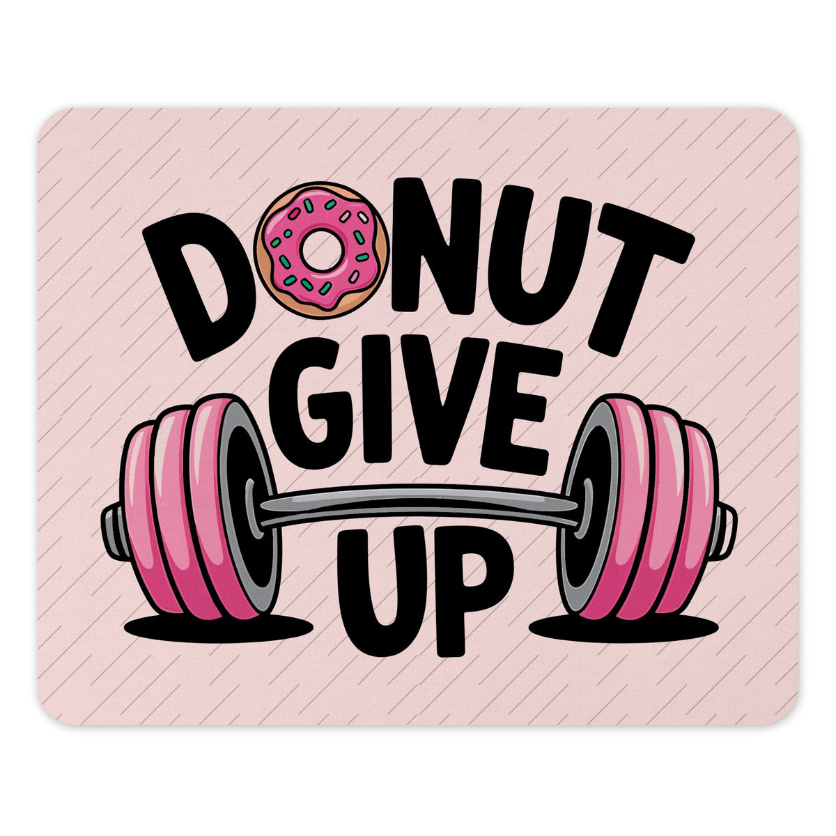 Donut Give Up Motivational Fitness Poster product