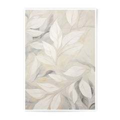 Floral Photographic Print, Abstract Leaves Art, Botanical Wall Decor, Neutral Tones Artwork, Modern Home Decor, Elegant Leaf Print - Tawshia
