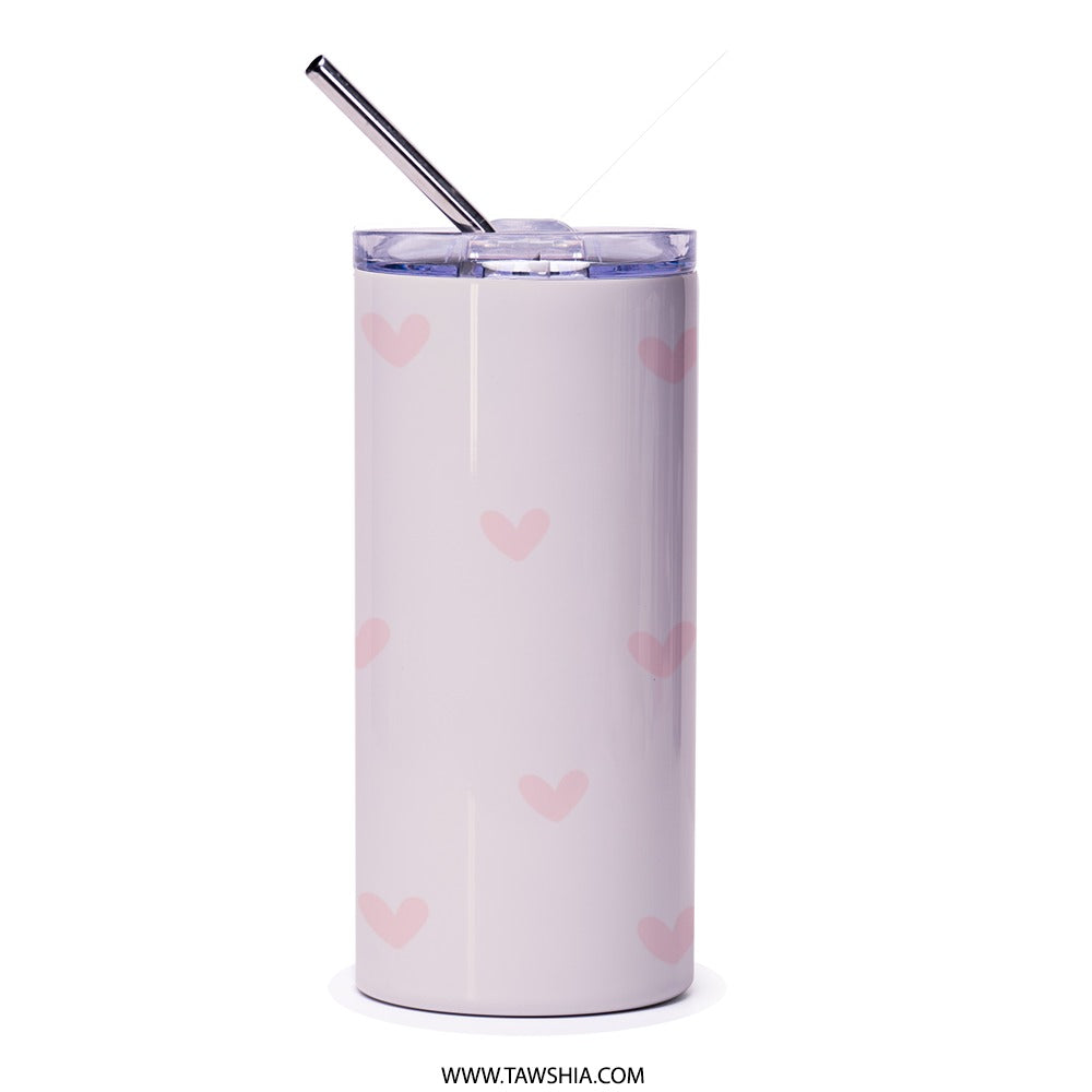 Heart Cookie Tumbler, Valentines Day Tumbler, Cute Cookie Tumbler, Heart Tumbler, Valentine Gift, Gift for Her, Treat Tumbler, Holiday - Tawshia