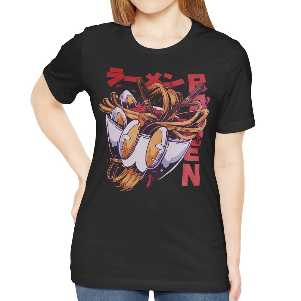 Ramen Graphic Anime T-Shirt Fashionable product type