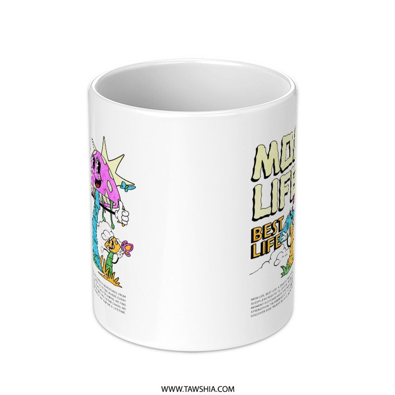 Modern Life Best Life Fun Cartoon Mug product