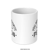 You Are My Favorite Person Mug, Floral Design Mug, Gift For Her, Gift For Him, Best Friend Mug, Valentines Day Mug, Anniversary Mug - Tawshia