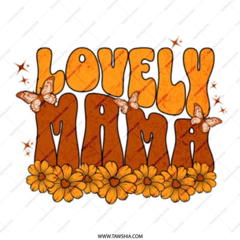 Lovely Mama Butterfly Floral Graphic product