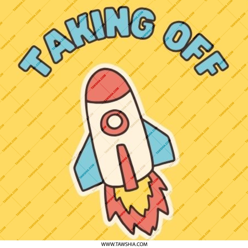Taking Off Rocket Pinback Button, Space Adventure Button, Launch Button, Cool Badge, Party Favor, Trendy Accessories - Tawshia