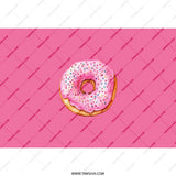Sprinkled Donut Tumbler, Pink Tumbler, Sweet Treat Gift, Foodie Lover Present, Drinkware, Travel Mug, Cute Tumblers, For Her, For Him - Tawshia