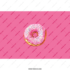 Sprinkled Donut Tumbler, Pink Tumbler, Sweet Treat Gift, Foodie Lover Present, Drinkware, Travel Mug, Cute Tumblers, For Her, For Him - Tawshia