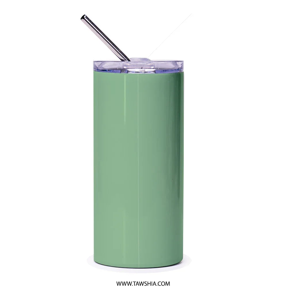 Sleek Green Insulated Tumbler with Straw product