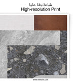 Abstract Geometric Photographic Print, Modern Art Home Decor, Stone Texture Wall Art, Contemporary Design Print, Unique Wall Hanging - Tawshia