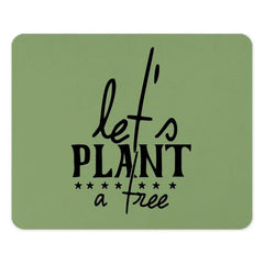 Plant a Tree MousePad, Environmental Design, Eco Friendly, Garden Gift, Desk Decor, Unique Mouse Pad, Earth Day Gift, Green Mouse Pad - Tawshia