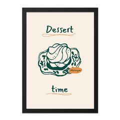 Dessert Time Wall Art, Meringue Sweet Treat Print, Foodie Kitchen Decor, Modern Home Art, Yummy Art - Tawshia