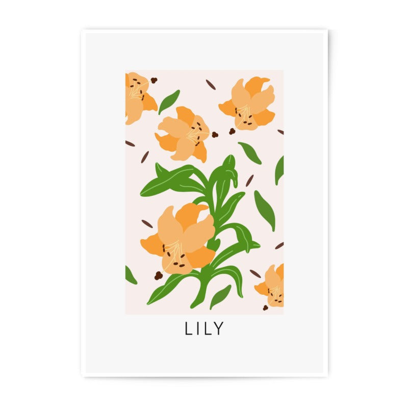 Lily Photographic Print, Floral Wall Art, Botanical Print, Flower Art Print, Home Decor, Modern Art, Trendy Print, Lily Flower Print - Tawshia