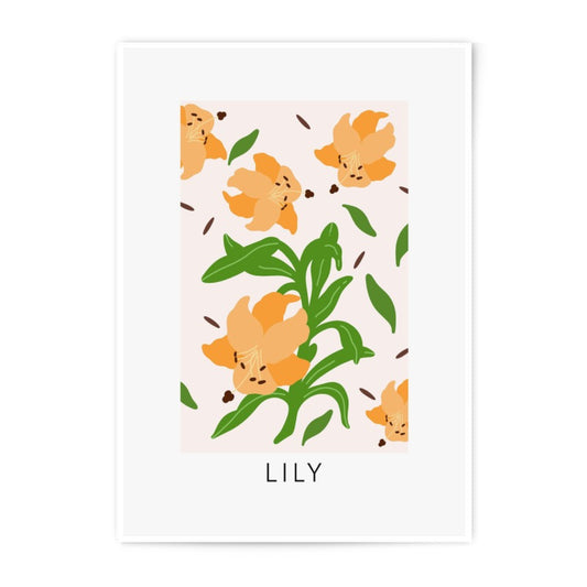 Lily Photographic Print, Floral Wall Art, Botanical Print, Flower Art Print, Home Decor, Modern Art, Trendy Print, Lily Flower Print - Tawshia