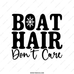 Boat Hair Don't Care Tote Bag, Nautical Tote, Beach Bag, Boating Gift, Funny Tote Bag, Weekend Bag, Gift for Boaters, Everyday Tote Bag - Tawshia