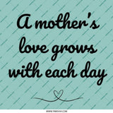 Mother's Love Pinback Button, Mom Gift Idea, Motherhood Quote, Sentimental Present, New Mom, Cute Button, Keepsake Gift for Mom - Tawshia