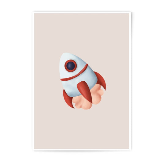 Rocket Ship Photographic Prints, Kids Room Decor, Space Theme Art, Nursery Wall Art, Playroom Art, Childrens Gift, Outer Space Prints - Tawshia