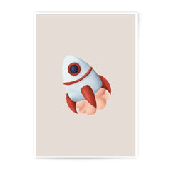 Rocket Ship Photographic Prints, Kids Room Decor, Space Theme Art, Nursery Wall Art, Playroom Art, Childrens Gift, Outer Space Prints - Tawshia