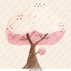 Cherry Blossom Pinback Button, Pink Tree Badge, Floral Design Button, Spring Accessory Button, Nature Inspired Pin, Cute Button Gift - Tawshia