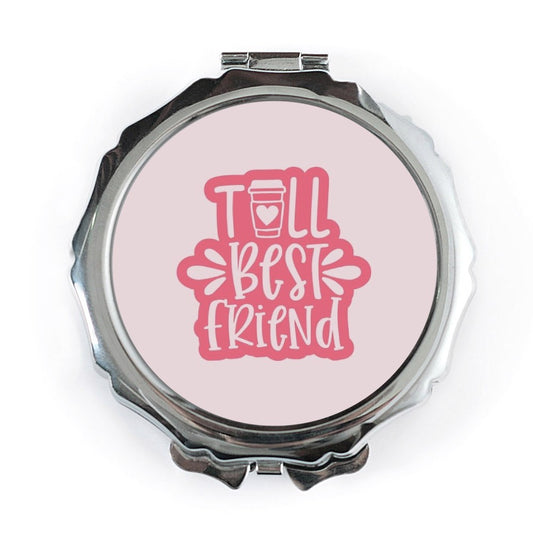 Best Friend Pocket Mirror, Friendship Gift, Cute Mirror, Gift for Her, Bestie Gift, Travel Mirror, Makeup Mirror, Pocket Mirror - Tawshia