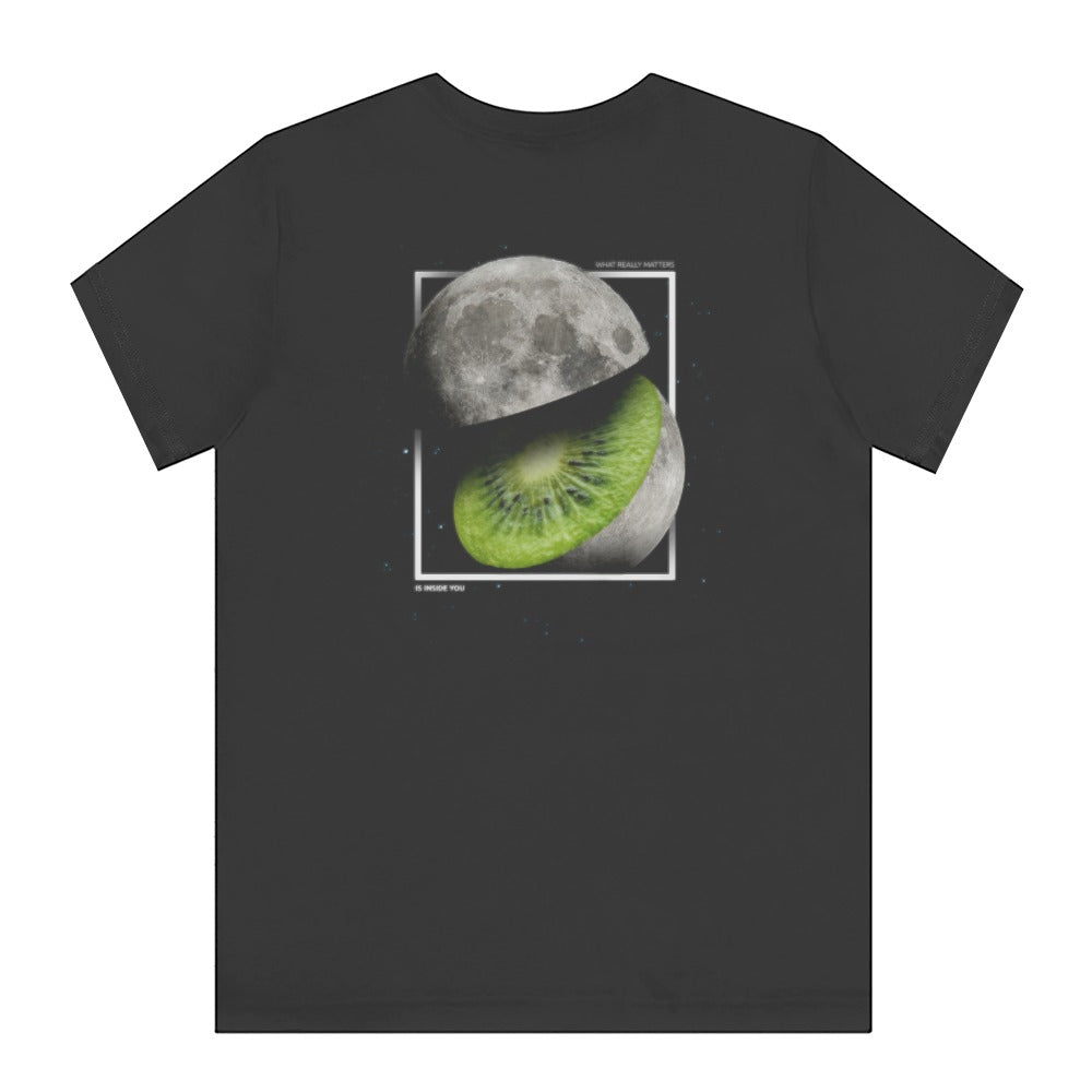 Moon Kiwi Graphic Design T-Shirt Clothing Product