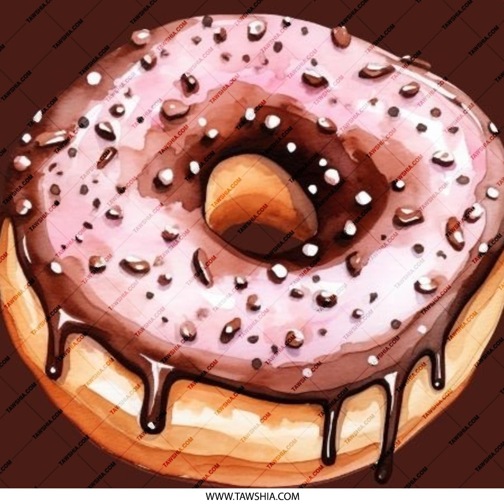 Donut Pinback Button, Foodie Pin, Cute Dessert Button, Pink Donut, Sprinkle Donut, Gift for Baker, Sweet Treat Badge, Donut Lover Gift - Tawshia
