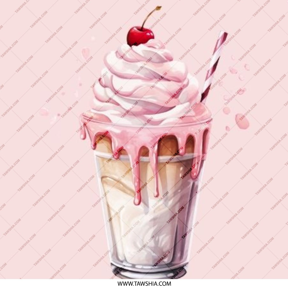 Pink Milkshake Pinback Button, Cute Drink Badge, Sweet Treat Pin, Kawaii Food, Dessert Lover Accessory, Trendy Aesthetic, Fun Novelty Gift - Tawshia