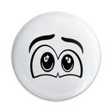 Googly Eyes Pinback Button, Cartoon Eyes Button, Cute Eye Pin, Funny Button, Anime Eyes, Star Eyes Pinback Button, Expressive Eyes - Tawshia