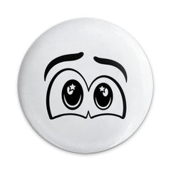 Googly Eyes Pinback Button, Cartoon Eyes Button, Cute Eye Pin, Funny Button, Anime Eyes, Star Eyes Pinback Button, Expressive Eyes - Tawshia