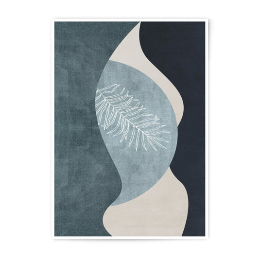 Abstract Leaf Photographic Print, Minimalist Wall Art, Botanical Print, Modern Home Decor, Nature Inspired Art, Stylish Photography - Tawshia
