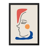 Abstract Face Wall Art, Minimalist Portrait, Modern Art Print, Line Art Drawing, Home Decor, Unique Wall Decor, Contemporary Art - Tawshia