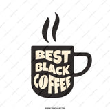 Best Black Coffee Tote Bag, Coffee Lover Gift, Coffee Addict Present, Trendy Tote Bag, Stylish Tote Bag, Gift for Barista - Tawshia