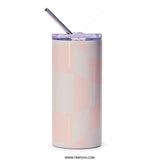 Floral Ice Cream Tumbler, Cute Tumbler, Unique Tumbler, Ice Cream Lover Gift, Summer Tumbler, Travel Tumbler, Gift For Her, Tumblers - Tawshia