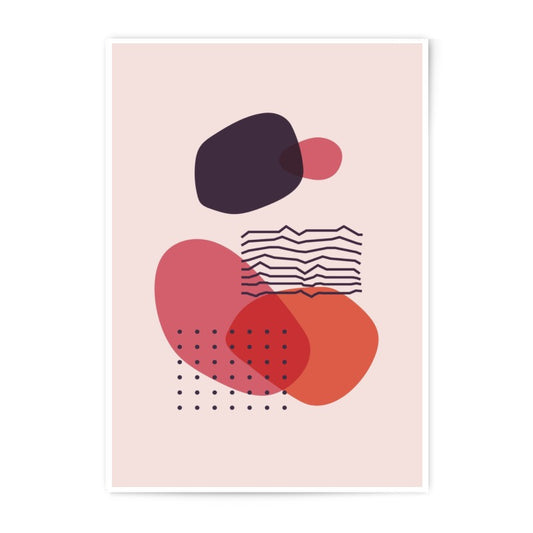 Abstract Shapes Photographic Print, Modern Wall Art, Geometric Print, Minimalist Art, Home Decor, Unique Design, Trendy Prints - Tawshia