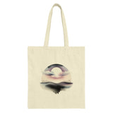 Dreamy Moon Tote Bag, Celestial Landscape, Artsy Design, Unique Gift, Everyday Bag, Stylish Tote, Durable Tote, Modern Tote Bag, Shopping - Tawshia