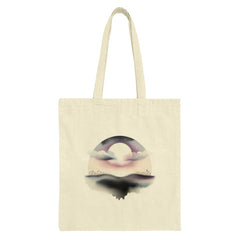 Dreamy Moon Tote Bag, Celestial Landscape, Artsy Design, Unique Gift, Everyday Bag, Stylish Tote, Durable Tote, Modern Tote Bag, Shopping - Tawshia