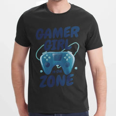 Gamer Girl in the Zone Graphic T-Shirt product type