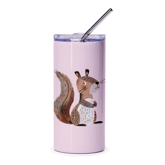 Squirrel Tumbler, Cute Animal Tumbler, Drinkware Gift, Unique Tumblers, Personalized Tumbler, Travel Tumbler, Custom Tumbler, Gifts - Tawshia