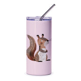 Squirrel Tumbler, Cute Animal Tumbler, Drinkware Gift, Unique Tumblers, Personalized Tumbler, Travel Tumbler, Custom Tumbler, Gifts - Tawshia
