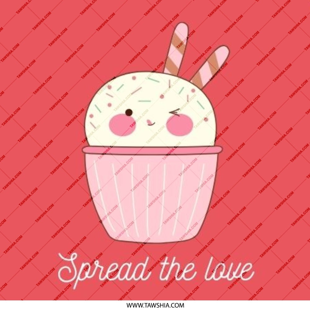 Kawaii Cupcake Pinback Button, Winking Dessert Badge, Spread The Love, Cute Food, Anime Style Button, Collectible Pins, Sweet Treat Button - Tawshia